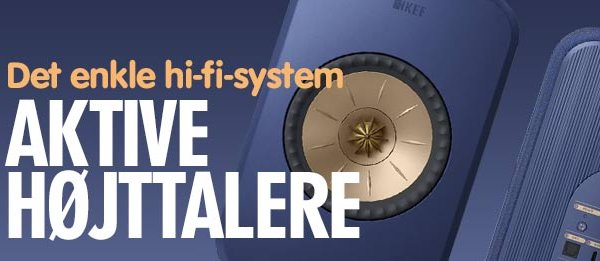 Aktive højttalere - det enkle Hi-Fi-system