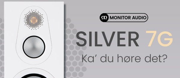 Ny Silver 7G-serie fra Monitor Audio