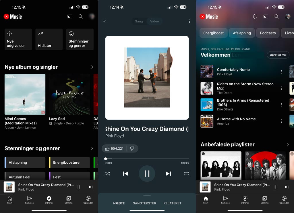 Test af YouTube Music, sammenlignet med Qobuz, Tidal, Deezer, Apple Music