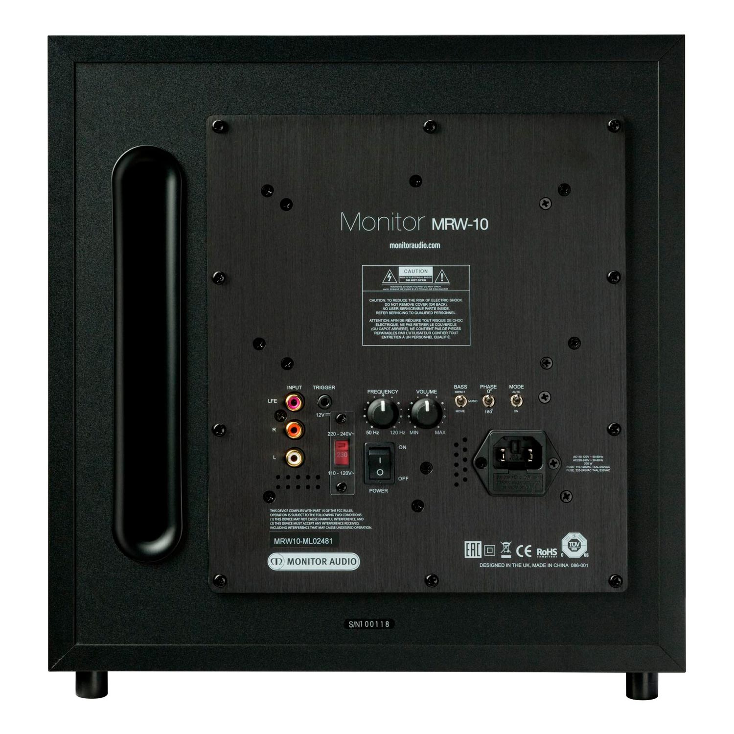 Monitor Audio Monitor MRW10, aktiv subwoofer