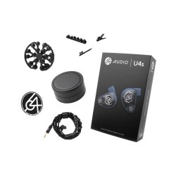 64 Audio U4s leveres med tilbeh�r, inklusive �repropper