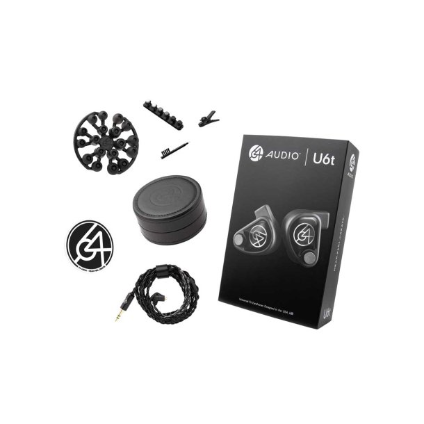 64 Audio U6t leveres med et udvalg af tilbeh�r