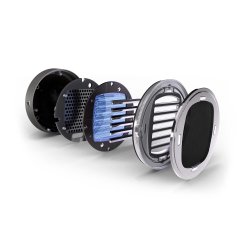 Audeze LCD-S20, planar-magnetisk enhed adskilt