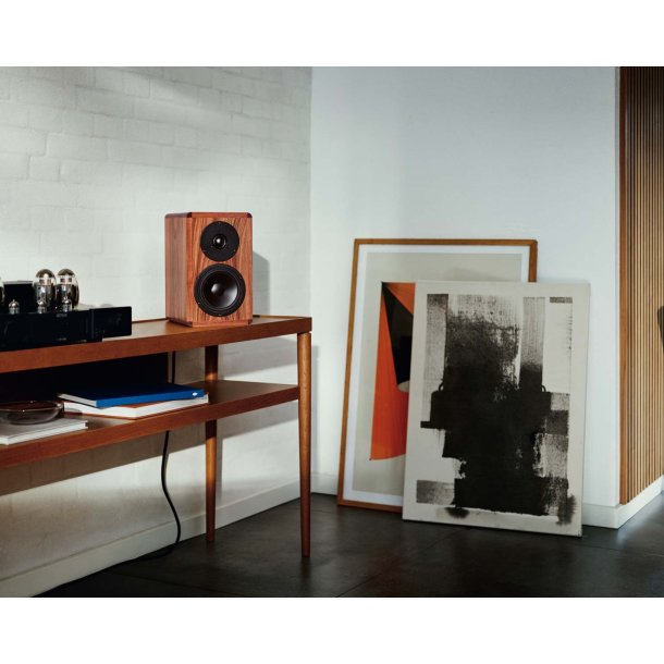 Dynaudio Legend kan st� p� en sk�nk eller andet m�bel