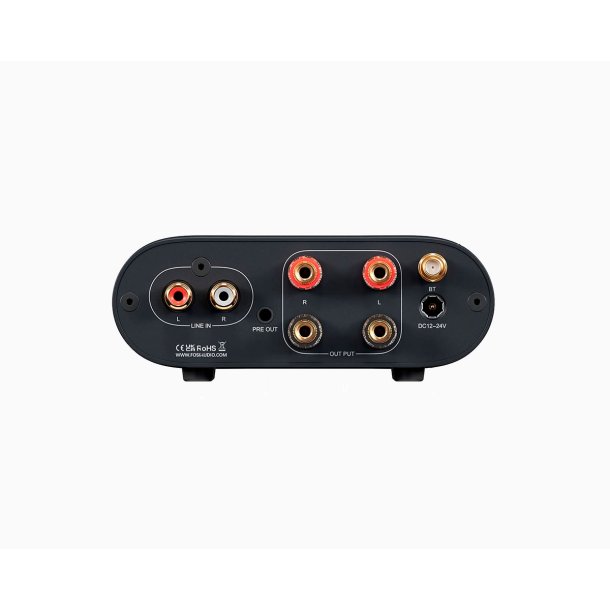 Bagsiden p� Fosi Audio MC101 med analoge indgange
