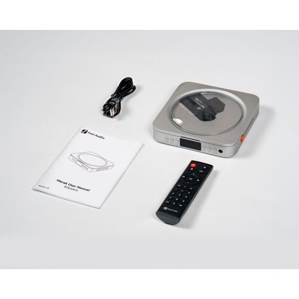 Foto af Fosi Audio Merak og det tilbeh�r som f�lger med