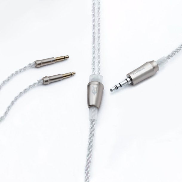Meze Audio Silver Braid PCUHD-kobber - 3.5mm stik - 1.3 meter