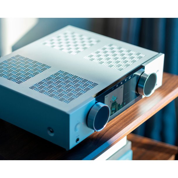 Det store display p� Onkyo Muse Y-40 vise information om musikken