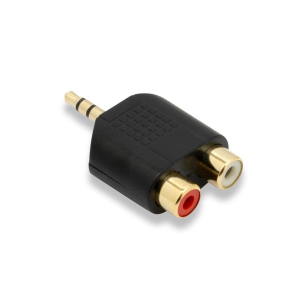 QED Adapter RCA til Mini-jack