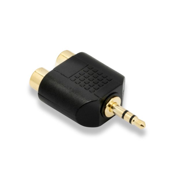 QED Adapter RCA til Mini-jack