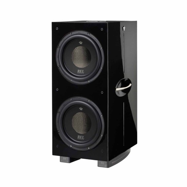 REL 212 Black Label - Subwoofer p� h�jt plan