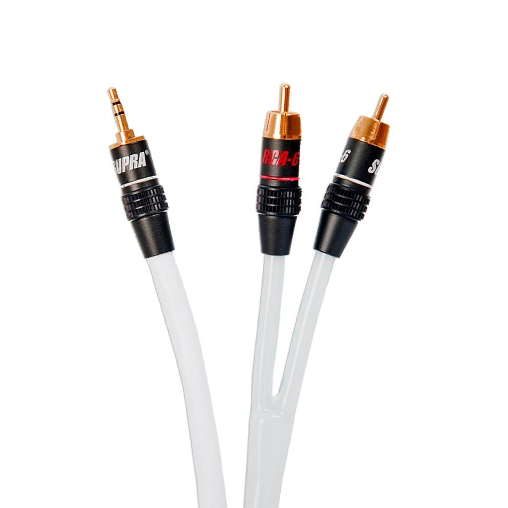 SUPRA BILINE MP-2RCA 1m RCA⇔ステレオミニプラグ BILINE MP-2RCA AUDIO | SUPRA Cables