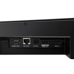 Indgang og tilslutninger p� Yamaha True X Surround 90A