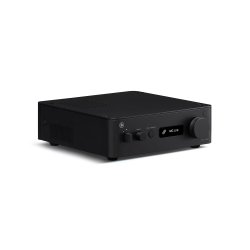 Yamaha WXA-70A set fra en vinkel, i sort finish