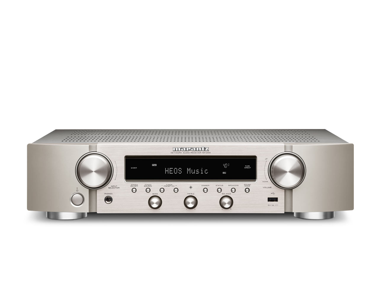 Marantz stereo-receiver med og streaming